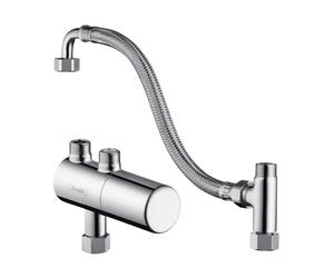hansgrohe Universal valvola termostatica angolare, 3/8" x 3/8", 15346000, Universal cromo [Rubinetteria Bagno > Rubinetti Filtro]