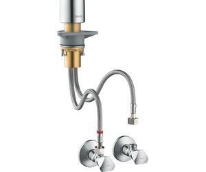 hansgrohe vanne à équerre Metris E, chromée, 13902000, 13902000