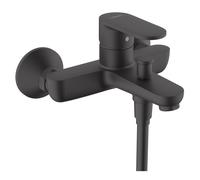 Hansgrohe Vernis Blend 71440670 miscelatore monocomando vasca doccia, installazione a parete, nero opaco