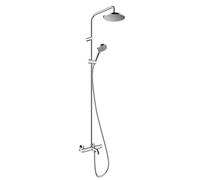 hansgrohe Vernis Blend sistema doccia 200 1 tipo di doccia con termostato da bagno cromo, 26274000 - 26274000
