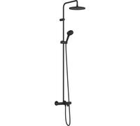 Hansgrohe Vernis Blend - Set doccia e vasca da bagno termostatico Showerpipe 240, 2 getti, nero opaco 26899670