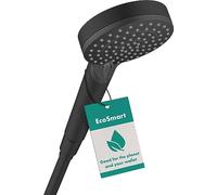 hansgrohe Vernis Blend Pomme de douche Vario, EcoSmart, 26340670, 26340670, Colorazione: nero opaco