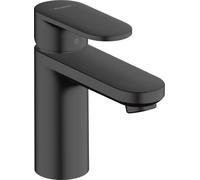 hansgrohe Vernis Blend Mitigeur monocommandé pour lavabo, avec vidage à tirette, saillie 108 mm, 71551670, 71551670, Colorazione: Nero opaco