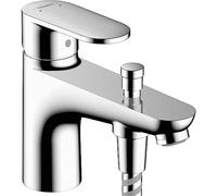 Hansgrohe Vernis Blend Monotrou - Miscelatore monocomando per vasca da bagno e doccia, con deviatore, cromato e moderno cartuccia in ceramica