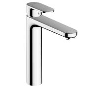 hansgrohe Vernis Blend Mitigeur monocommandé pour lavabo 190 avec vidage à tirette métallique chromé, saillie 108 mm, 71581000, 71581000