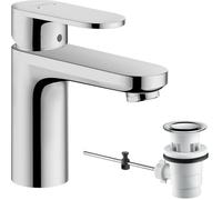 hansgrohe Vernis Blend Mitigeur monocommandé pour lavabo, avec vidage à tirette, saillie 108 mm, 71551000, 71551000, Colorazione: cromo