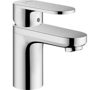 hansgrohe Vernis Blend Mitigeur monocommandé pour lavabo 70 avec alimentation en eau isolée et vidage à tirette chrome, saillie 89 mm, 71570000, 71570000