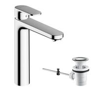 hansgrohe Vernis Blend Mitigeur monocommandé pour lavabo 190 avec vidage à tirette, 71552000, 71552000, Colorazione: cromo