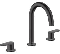 hansgrohe Vernis Blend Mélangeur de lavabo 3 trous avec vidage à tirette, 71553670, 71553670, Colorazione: Nero opaco