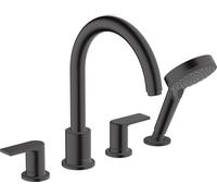 Hansgrohe Vernis Blend rubinetto per vasca e doccia bordo vasca nero 71456670