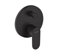 hansgrohe Vernis Blend rubinetto vasca da incasso, miscelatore monocomando, 71467670, Vernis Blend nero opaco [Rubinetteria Bagno > Rubinetteria Vasca]