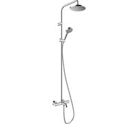 Hansgrohe Vernis Blend set doccia a parete con termostato con soffione cromo 26079000