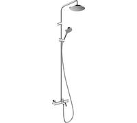 hansgrohe Vernis Blend sistema doccia 200 1 tipo di doccia con termostato da bagno cromo, 26274000 - 26274000