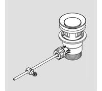 hansgrohe Vernis Blend set scarico con piletta e salterello, 92168000, Vernis Blend cromo [Rubinetteria Bagno > Ricambi Rubinetteria Bagno]