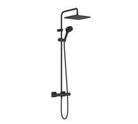 Hansgrohe Vernis Shape sistema doccia, 240 1jet, con termostatico, nero opaco, 26427670 - 26427670
