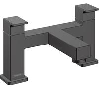 hansgrohe Vernis Shape Rubinetteria 2 fori bordo vasca, nero opaco, 71452670