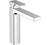 hansgrohe Vernis Shape miscelatore monocomando per lavabo 190 con scarico, 71562, Colorazione: cromo - 71562000