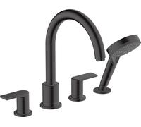 Hansgrohe Vernis Shape rubinetto per vasca e doccia bordo vasca nero 71459670