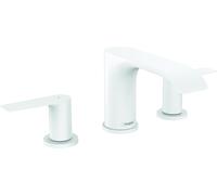 hansgrohe Vivenis, Mélangeur lavabo 3 trous 90 avec vidage à tirette, saillie 150 mm, 75033700, 75033700, Colorazione: bianco opaco
