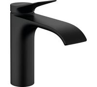 hansgrohe Vivenis, Mitigeur monocommandé pour lavabo 110 sans vidage, saillie 146 mm, 75022670, 75022670, Colorazione: Nero opaco