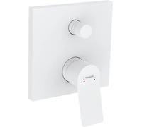 Hansgrohe Vivenis, miscelatore monocomando da incasso per vasca con combinazione di sicurezza integrata, 75416, Colorazione: bianco opaco - 75416700