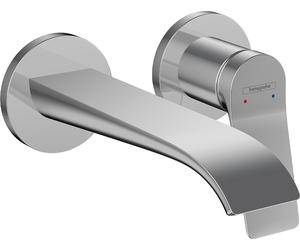 hansgrohe Vivenis Mitigeur monocommandé pour lavabo encastré pour montage mural avec bec 19,5 cm, 75050000, 75050000, Colorazione: cromo