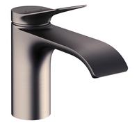 hansgrohe Vivenis rubinetto lavabo 80, 75010340, 80 Vivenis nero cromato spazzolato [Rubinetteria Bagno > Rubinetteria Lavabo]