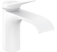 hansgrohe Vivenis robinetterie de lavabo à levier unique 80, sans garniture de vidage, portée 133mm, 75012700, 75012700, Colorazione: bianco opaco