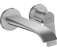 hansgrohe Vivenis robinetterie de lavabo monocommande modèle encastré pour montage mural, portée 195mm, 75050000, 75050000, Colorazione: cromo