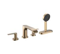 hansgrohe Vivenis rubinetto bordo vasca, miscelatore a due comandi, 75444140, Vivenis bronzo spazzolato [Rubinetteria Bagno > Rubinetteria Vasca]