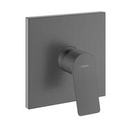 hansgrohe Vivenis rubinetto doccia da incasso con miscelatore, 75615340, Vivenis nero cromato spazzolato [Rubinetteria Bagno > Rubinetteria Doccia]