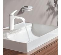hansgrohe Vivenis, Mitigeur monocommandé pour lavabo 110 sans vidage, saillie 146 mm, 75022700, 75022700, Colorazione: bianco opaco