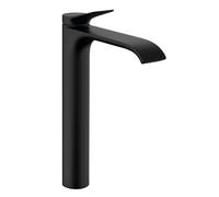 hansgrohe Vivenis, Mitigeur monocommandé 250 pour lavabo avec vidage à tirette, saillie 191 mm, 75040670, 75040670, Colorazione: Nero opaco