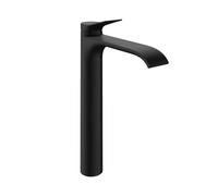 hansgrohe Vivenis rubinetto lavabo 250 CoolStart con corpo del rubinetto rialzato, 75044670, 250 CoolStart Vivenis nero opaco [Rubinetteria Bagno > Rubinetteria Lavabo]