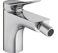 Hansgrohe Vivenis, miscelatore monocomando per bidet con scarico, sporgenza 130 mm, 75200, Colorazione: cromo - 75200000