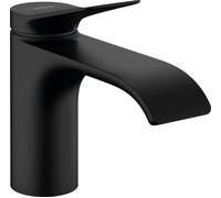 hansgrohe Vivenis, Mitigeur monocommandé pour lavabo 80 sans vidage, saillie 133 mm, 75012670, 75012670, Colorazione: Nero opaco