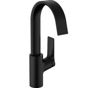 Miscelatore Lavabo Alto Hansgrohe Vivenis con bocca girevole e scarico pop-up 168x45x300mm Nero O...
