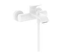 hansgrohe Vivenis - Rubinetto per vasca da bagno esterno per 2 utenze, Miscelatore monocomando per vasca, bianco opaco, 75423700