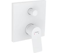 hansgrohe Vivenis, Mitigeur monocommandé encastré pour baignoire, 75415700, 75415700, Colorazione: bianco opaco
