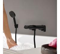 hansgrohe Vivenis, Mitigeur monocommandé pour baignoire apparente, 75420670, 75420670, Colorazione: Nero opaco