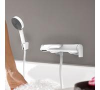 hansgrohe Vivenis rubinetto vasca esterno, miscelatore monocomando, 75420700, Vivenis bianco opaco [Rubinetteria Bagno > Rubinetteria Vasca]
