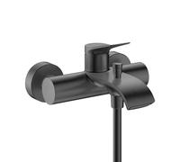 hansgrohe Vivenis rubinetto vasca esterno, miscelatore monocomando, 75423340, Vivenis nero cromato spazzolato [Rubinetteria Bagno > Rubinetteria Vasca]