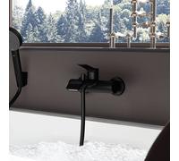 hansgrohe Vivenis Mitigeur monocommandé pour bain Original apparent, 75423670, 75423670, Colorazione: nero opaco