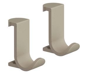 hansgrohe WallStoris Planet Edition crochet à serviette large, 2pcs, sable recyclé, 28915210, 28915210