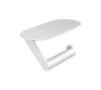 hansgrohe WallStoris porta carta igienica con mensola, 27928, Colorazione: bianco opaco - 27928700
