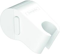 hansgrohe WallStoris spingere la staffa soffione doccia, 27917, Colorazione: bianco opaco