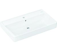 hansgrohe Xanuia Q lavabo à poser, avec trou pour robinet, avec trop-plein, poli, 800x480mm, blanc, 60250450, 60250450
