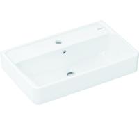 Hansgrohe Xanuia Q Lavabo compatto, con foro per rubinetto, con sfioratore, 600x370 mm, SmartClean, bianco, 61124450
