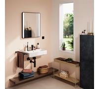 Hansgrohe Xanuia Q Lavabo compatto, con foro per rubinetto, con sfioratore, 600x370 mm, SmartClean, bianco, 61124450