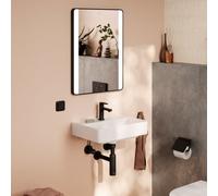Lavabo Hansgrohe Xanuia Q, con foro per rubinetto, senza sfioratore, 500x390 mm, SmartClean, bianco, 61144450